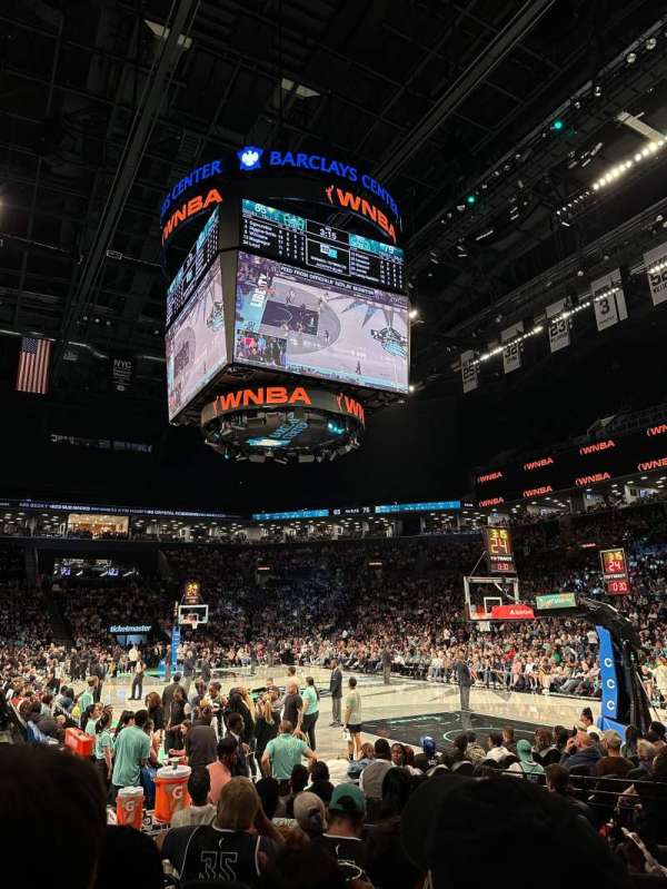 Barclays Center, section: 3, row: 6, seat: 6