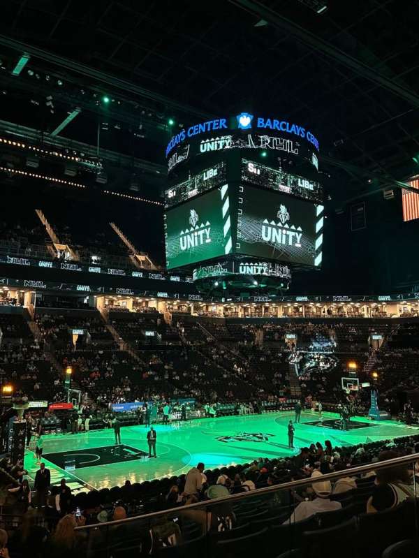 Barclays Center, section: 28, row: 18, seat: 3