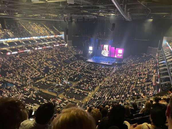 The O2, London, section: 414, row: P, seat: 788