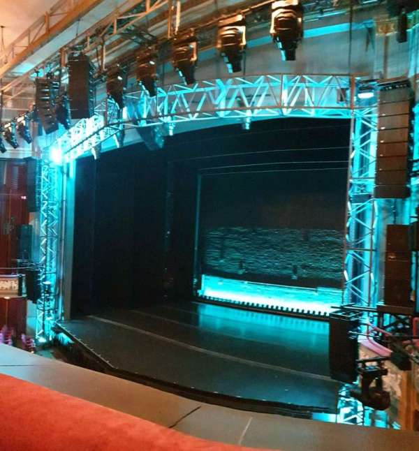 Broadhurst Theatre, section: Mezzanine R, row: A, seat: 16
