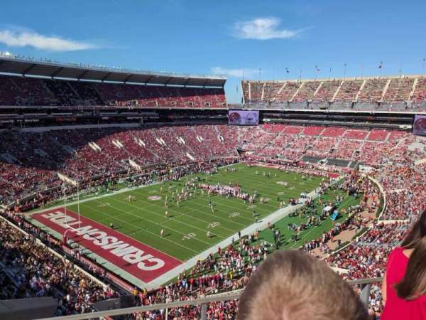 Bryant-Denny Stadium, section: U4, row: AA, seat: 10