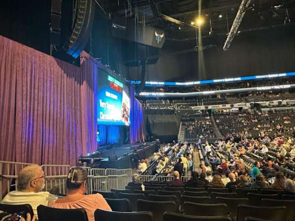 Spectrum Center, section: 107, row: J, seat: 7