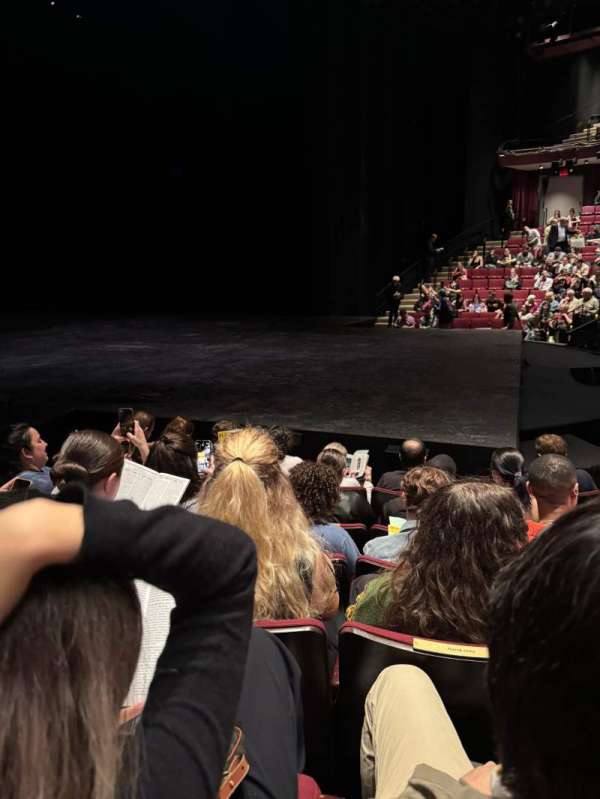 Vivian Beaumont Theater, section: Orchestra L, row: H, seat: 108