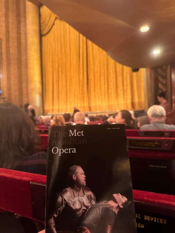 Metropolitan Opera House - Lincoln Center, section: Orchestra R, row: J, seat: 34