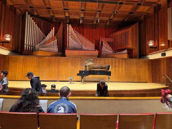 Paul Recital Hall, section: Orchestra, row: F, seat: 15