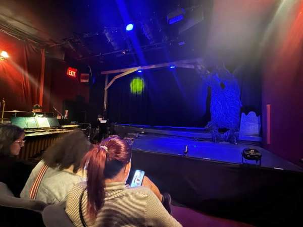 The Players Theatre, section: Orchestra, row: F, seat: 7