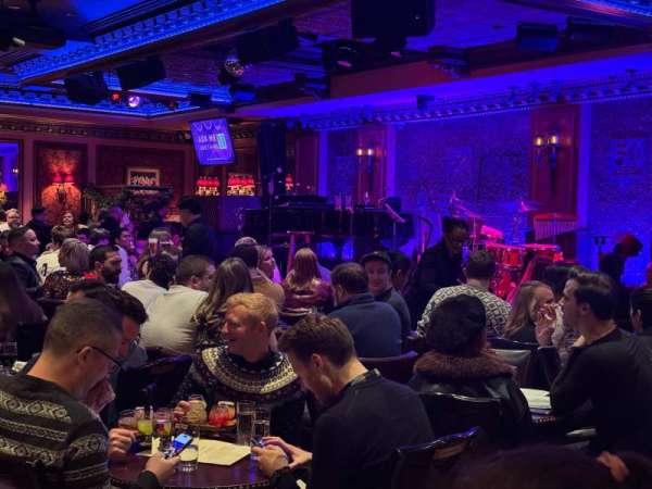 54 Below, section: Bar Rail Seating, row: 1, seat: 1