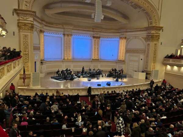 Carnegie Hall, section: Box 45, row: 1, seat: 1