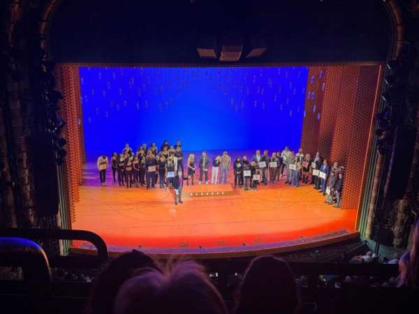 New Amsterdam Theatre, section: Balcony C, row: C, seat: 115