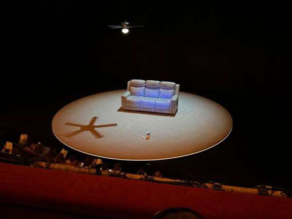 Booth Theatre, section: Mezzanine R, row: B, seat: 8