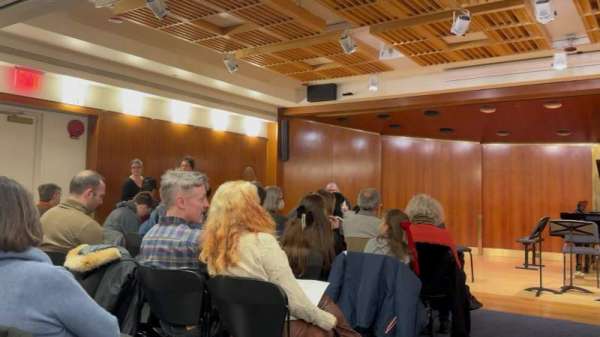 Morse Recital Hall, section: Orchestra, row: F, seat: 2