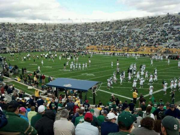 Notre Dame Stadium, section: 22, row: 31, seat: 17