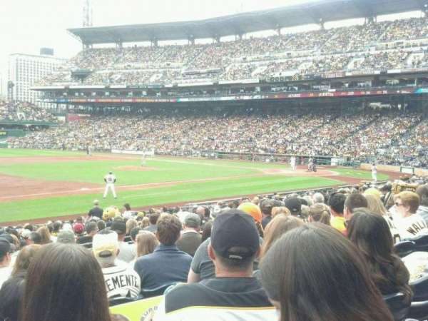 PNC Park, section: 125, row: H, seat: 16