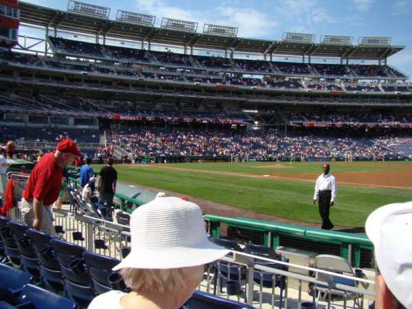 Nationals Park, section: 132, row: E, seat: 4