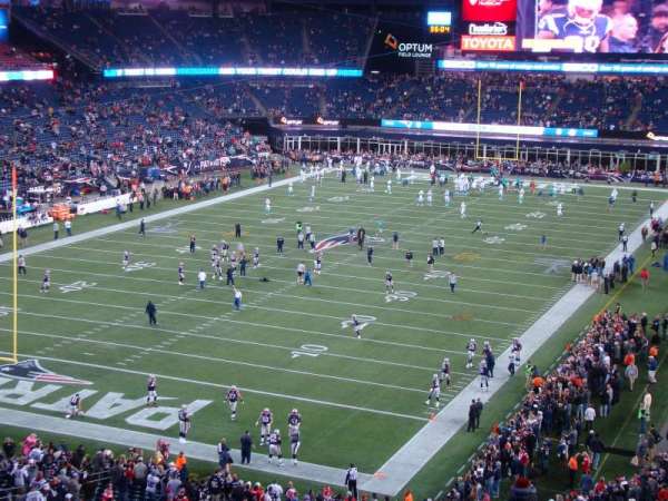 Gillette Stadium, section: 240, row: 27, seat: 21