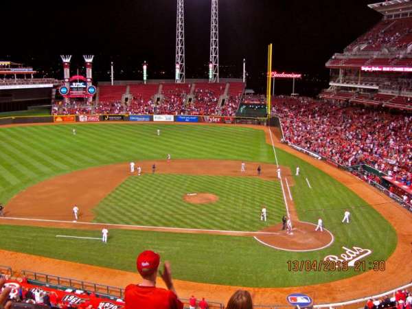Great American Ball Park, section: 419, row: E, seat: 2