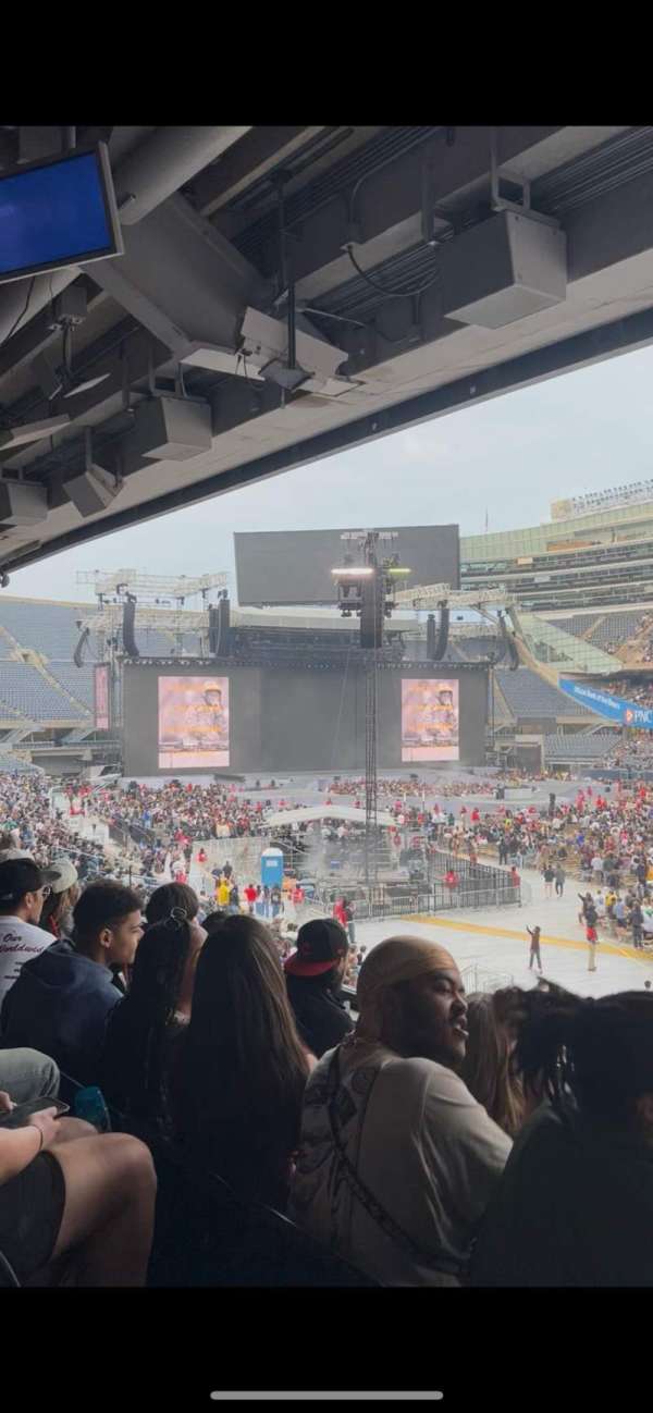 Soldier Field, section: 231, row: 4, seat: 12