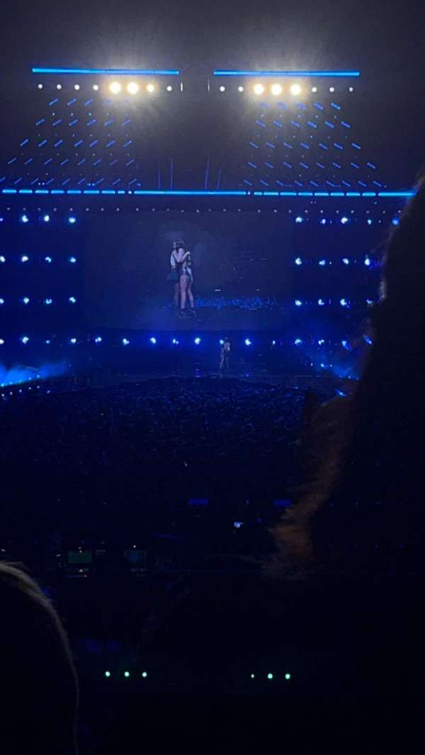 The O2, London, section: 106, row: N, seat: 200