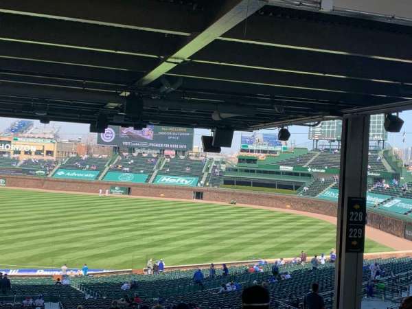 Wrigley Field, section: 228, row: 20, seat: 9