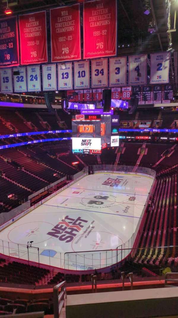Xfinity Mobile Arena, section: 208, row: 9, seat: 17