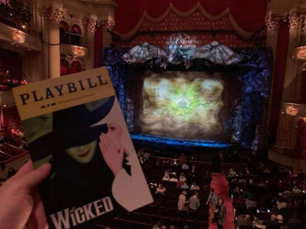 Academy of Music, section: Balcony Box 34, row: 1, seat: 3