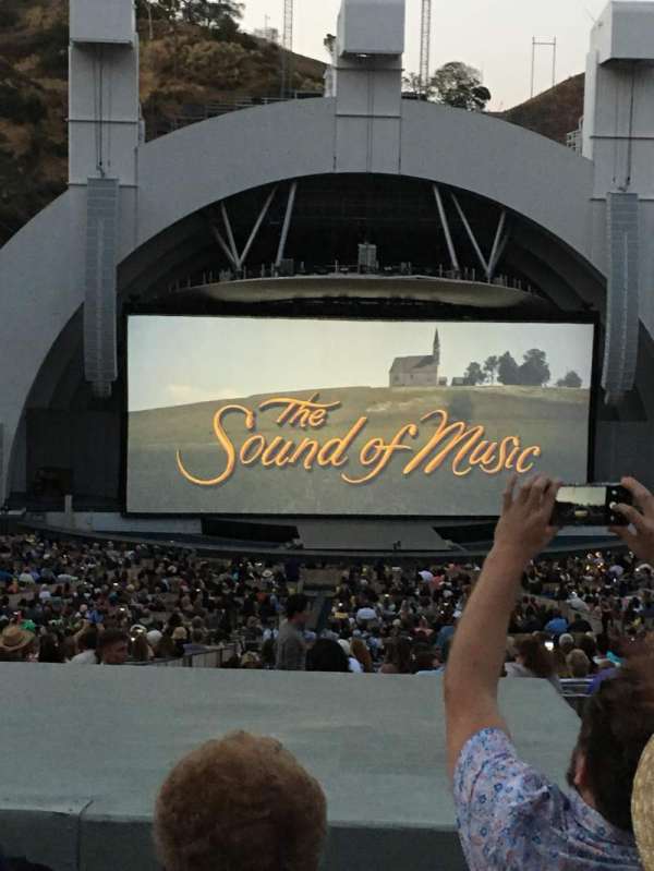 Hollywood Bowl, section: J1, row: 8, seat: 18