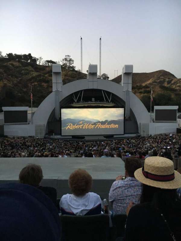 Hollywood Bowl, section: J1, row: 8, seat: 18