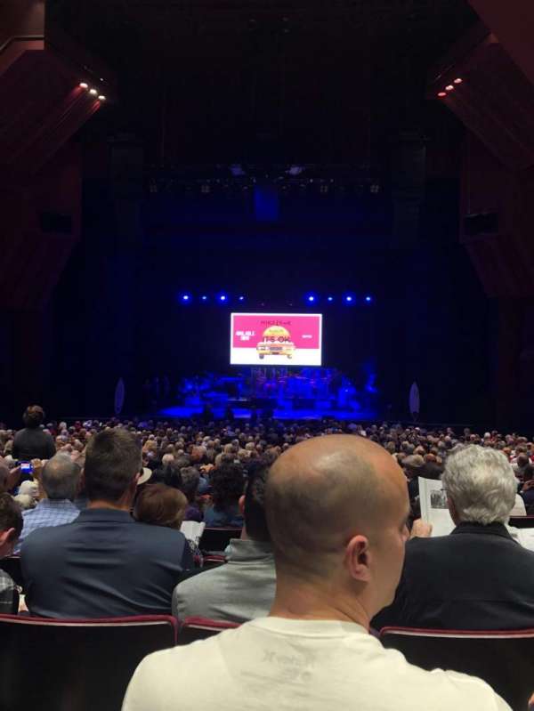 Segerstrom Hall, section: Orchestra, row: W, seat: 41