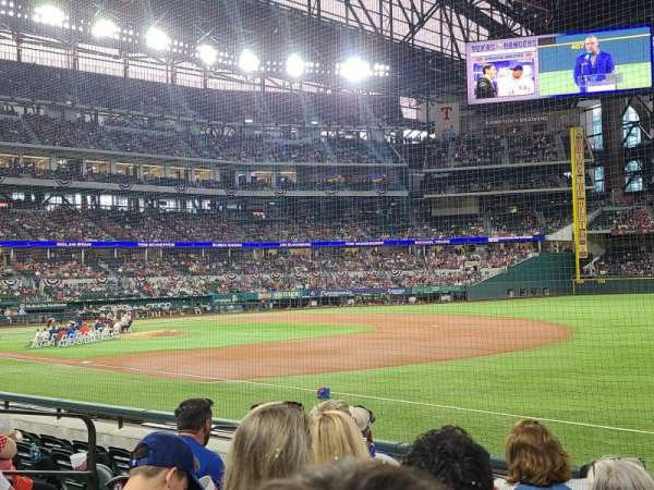 Globe Life Field, section: 23, row: 6, seat: 8