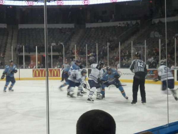 Now Arena, section: 104, row: 2, seat: 10