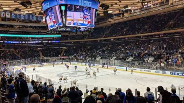 Madison Square Garden, section: 110, row: 15, seat: 13