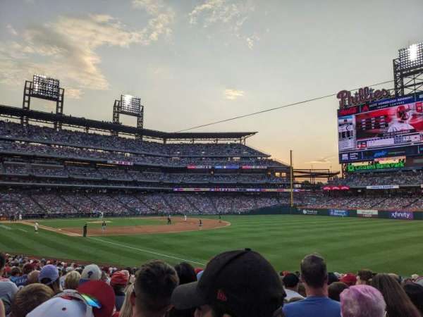 Citizens Bank Park, section: 109, row: 25, seat: 13