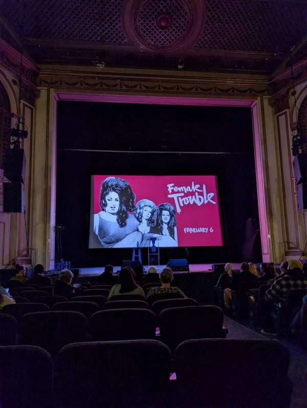The Colonial Theatre, section: Front Orchestra, row: J, seat: 3