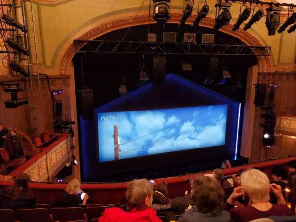 Booth Theatre, section: Mezzanine L, row: F, seat: 7