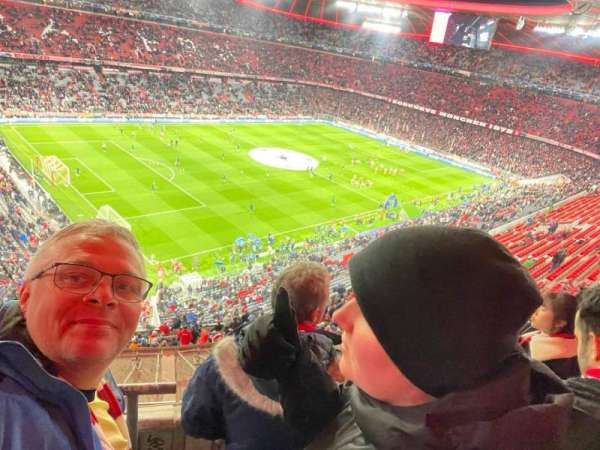 Allianz Arena, section: 346, row: 2, seat: 16