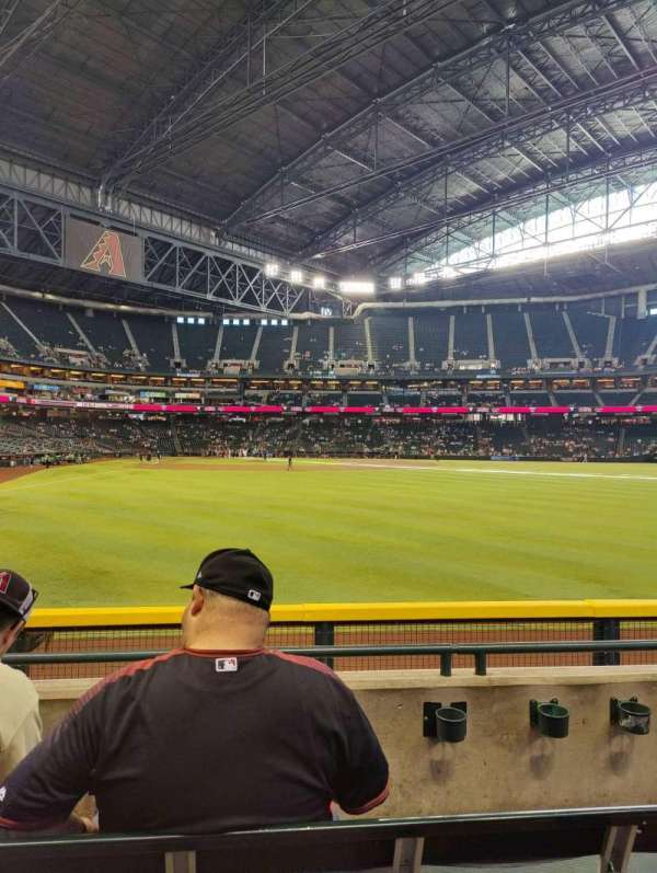 Chase Field, section: 104, row: 16, seat: 10