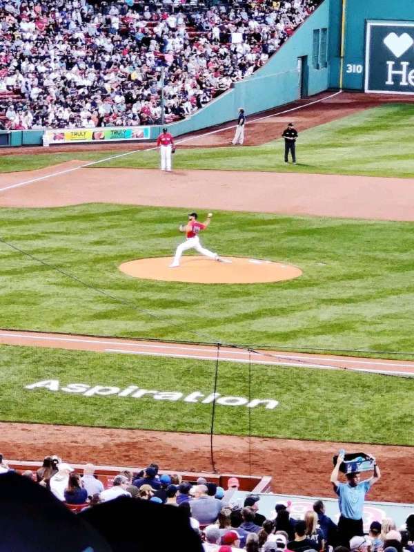 Fenway Park, section: Grandstand 15, row: 19, seat: 6