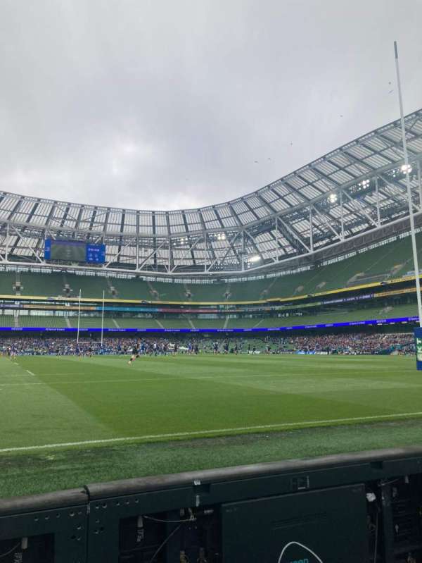 Aviva Stadium, section: 136, row: A, seat: 26