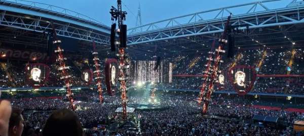 Principality Stadium, section: M26, row: 11, seat: 5-6
