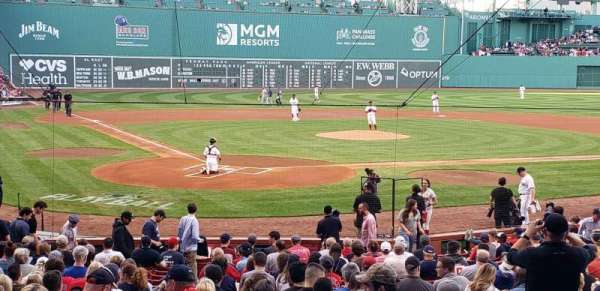 Fenway Park, section: Loge Box 126, row: GG, seat: 6