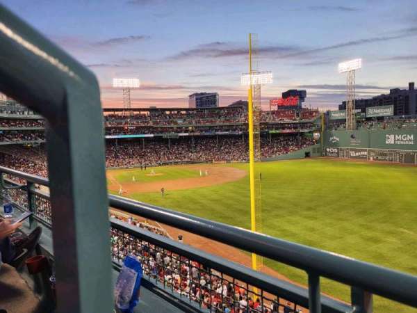 Fenway Park, section: Right Field Roof Deck Box 37, row: A, seat: 8