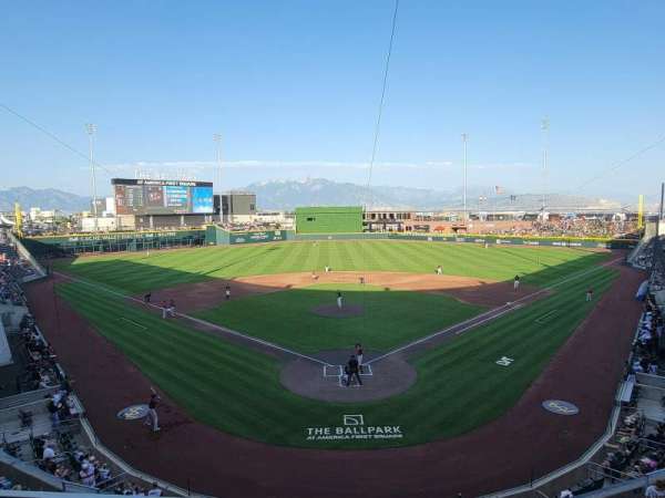The Ballpark at America First Square, section: 211, row: 2, seat: 14