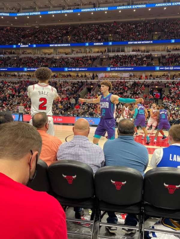 United Center, section: 111, row: B, seat: 2