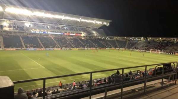 SeatGeek Stadium, section: 132, row: 25, seat: 1