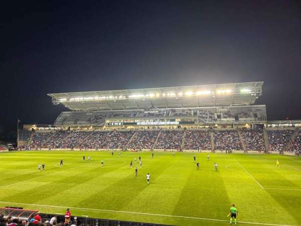 SeatGeek Stadium, section: 126, row: 20, seat: 1