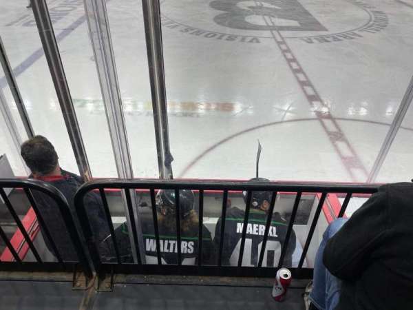 Visions Veterans Memorial Arena, section: 1, row: CC, seat: 12