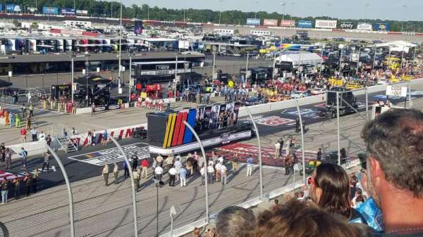 Darlington Raceway, section: Tyler Tower P, row: 3, seat: 20