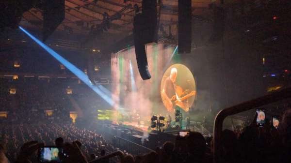 Madison Square Garden, section: 107, row: 13, seat: 19