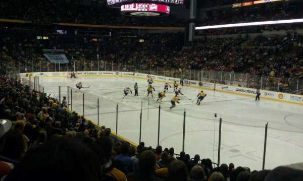 Bridgestone Arena, section: 118, row: C, seat: 1