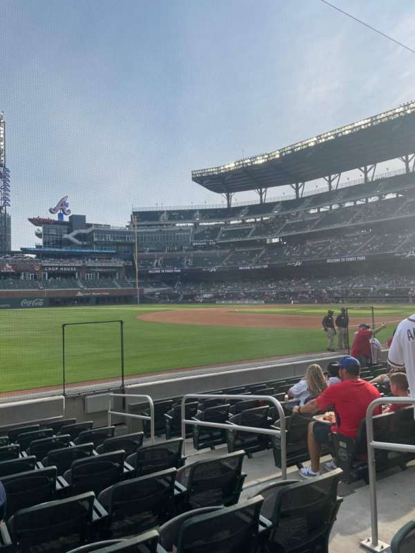 Truist Park, section: 38, row: 10, seat: 4